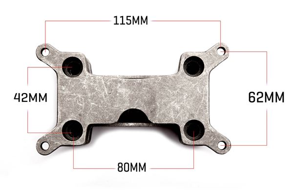 EGL 250 Quad Bike Handlebar Clamp Set