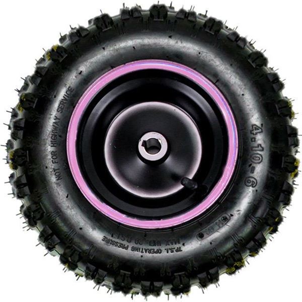 Mini Quad Bike Pink Rear Wheel