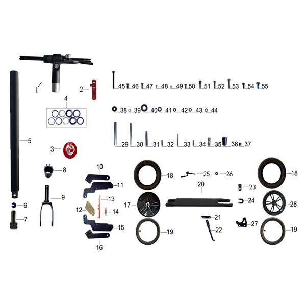 Gotrax GXL H853 Electric Scooter Handlebar Head Unit