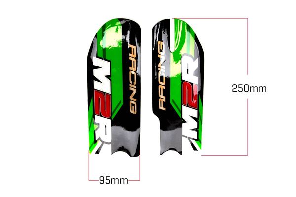 M2R KMX140 KMX160 Pit Bike Fork Guard Stickers