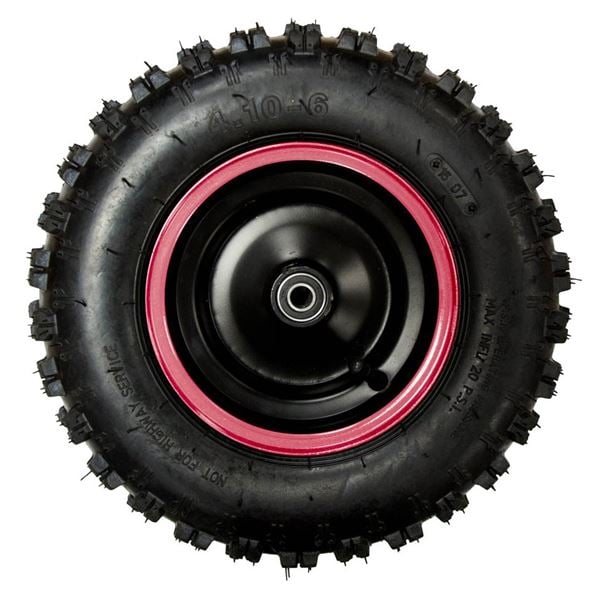 Mini Quad Bike Red Front Wheel