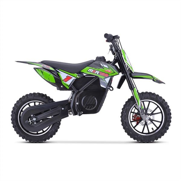 FunBikes MXR 790w Lithium Electric Motorbike 61cm Green/Black Kids Dirt Bike