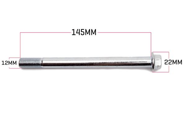 Funbikes MXR Dirt Bike Rear Axle