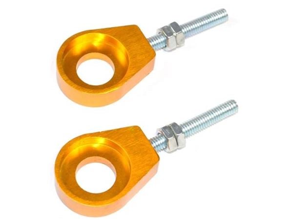 Pit Bike CNC Chain Adjuster 12mm Gold