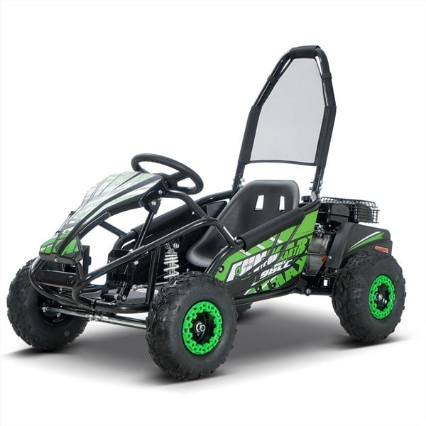 FunBikes Funkart Pro 98cc Green Kids Petrol Go Kart