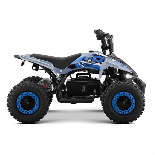 FunBikes Toxic 800w Black/Blue Kids Electric Mini Quad Bike V2