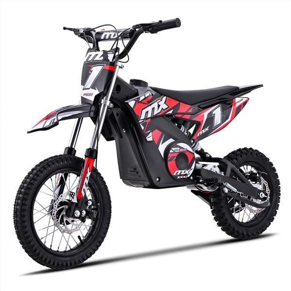 FunBikes MX1000w Red Kids Electric Dirt Bike