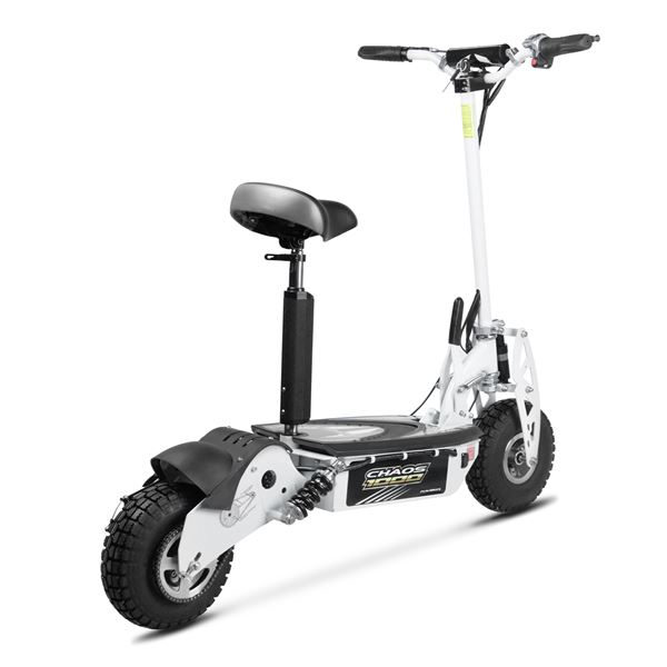 Chaos 1000w 48v SLA Electric Scooter White [IP54]