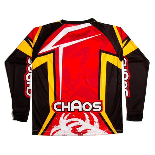 Chaos Kids Off Road Motocross Shirt Red