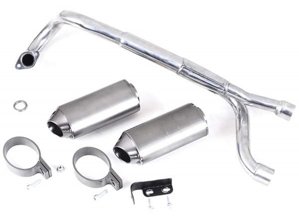 Pit Bike CRF70 Twin Exhaust System