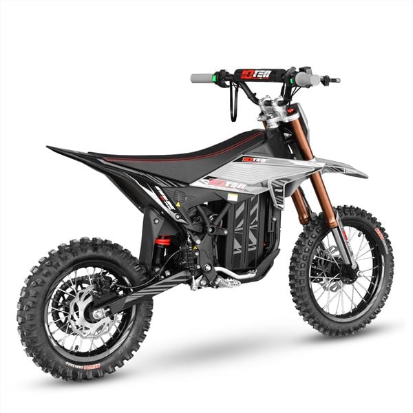 10Ten MXE-RS 14/12 3kW 65cm Electric Dirt Bike Grey/Black