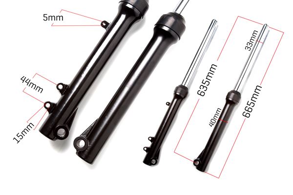 M2R KX110F Pit Bike Fork Legs