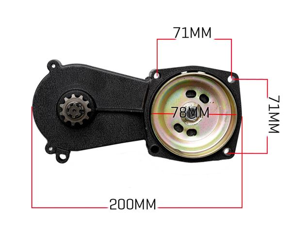 FunBikes Ranger 50cc Mini Quad V2 Transfer Box / Gearbox