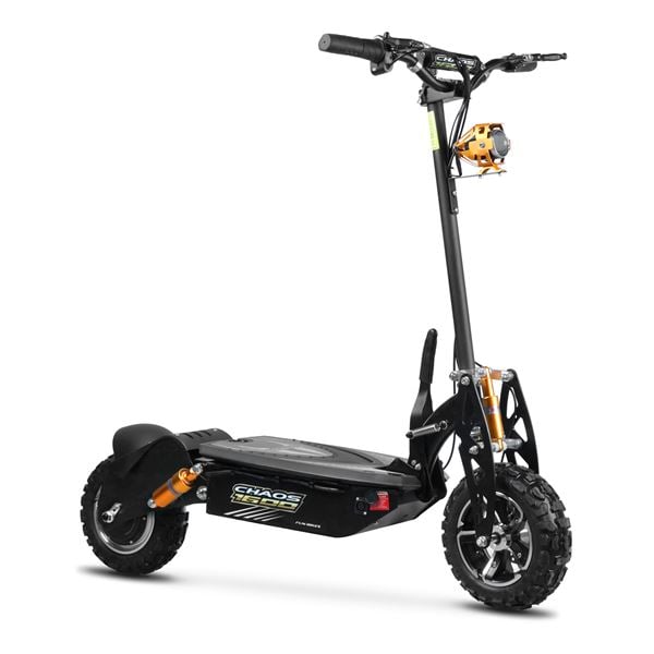 Chaos 1600w 48v SLA Hub Drive Black Off Road Electric Scooter