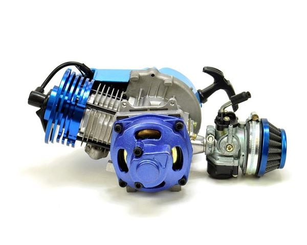Mini Moto, Quad, Motard, Dirt Bike 50cc Race Engine Blue