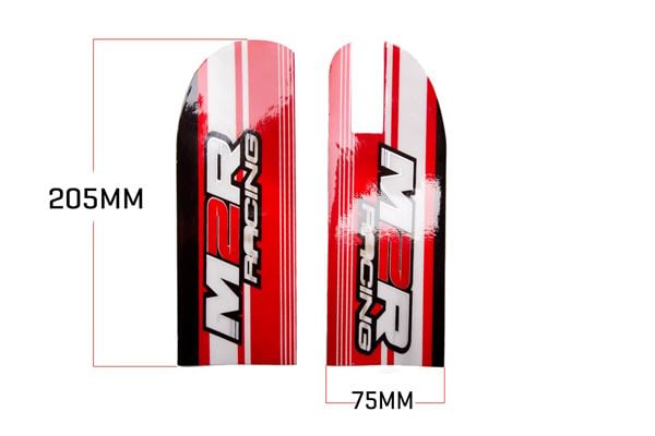 M2R RF125 RF140 RF160 Pit Bike Fork Guard Stickers