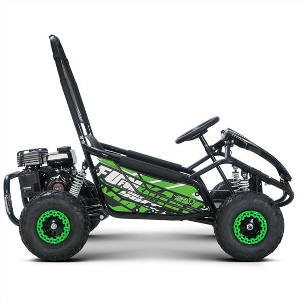FunBikes Funkart Pro 98cc Green Kids Petrol Go Kart