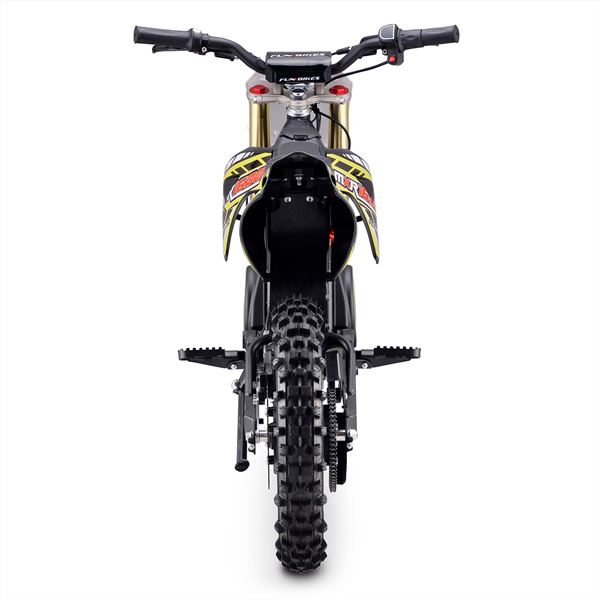 FunBikes MXR 1600w 48v Lithium Electric Motorbike 14/12 68cm Yellow Kids Dirt Bike