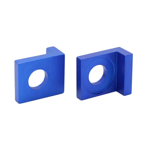 Pit Bike Chain Adjusters Blue