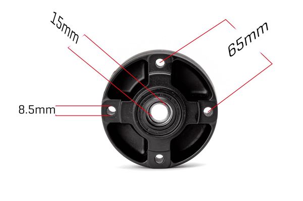 Pit Bike Supermoto 12" Black Mag Wheels KSR Style