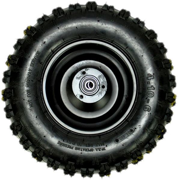 Funbikes 96 Big Wheel Petrol Mini Quad Blue Front Wheel