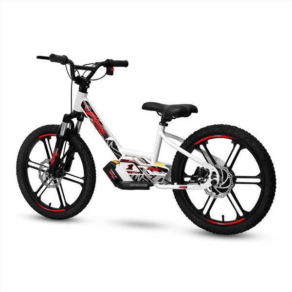 Amped A20 300w 36v 5.0ah Li White Kids Electric Balance Bike