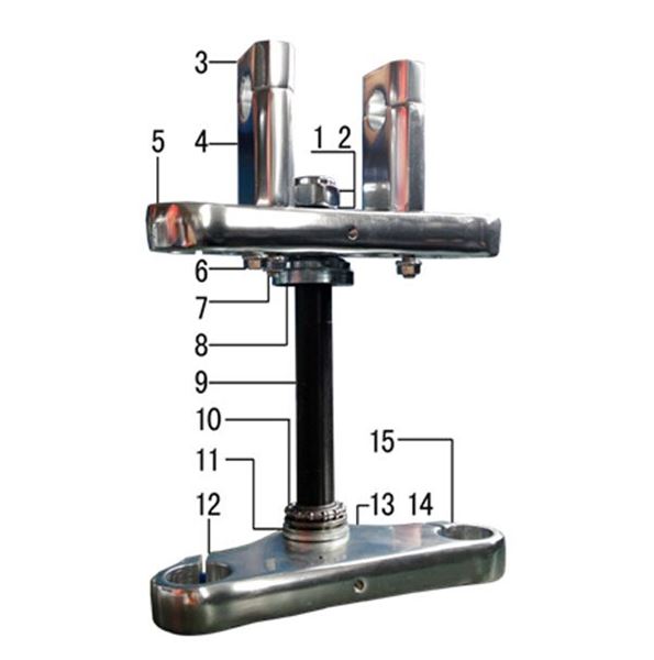 M2R KX110F Pit Bike Upper Fork Triple Clamp