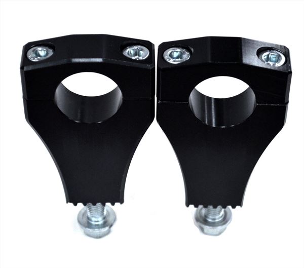 Pit Bike 28mm Fatbar Clamps Black