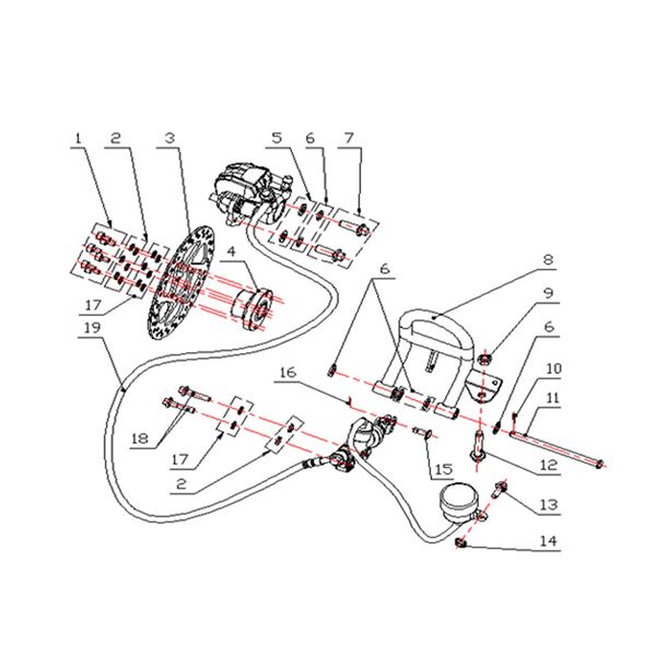 FunBikes 1000w FunKart Brake Disc