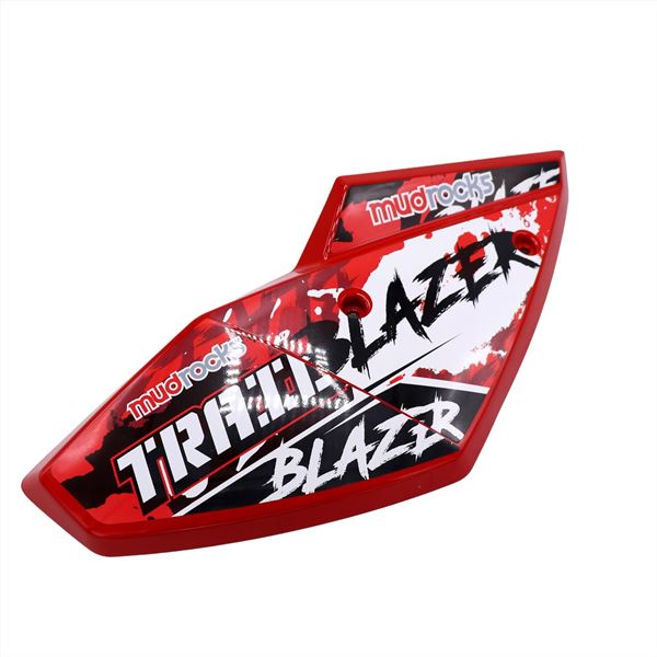 FunBikes GT80 Red Rear Mudguard LHS