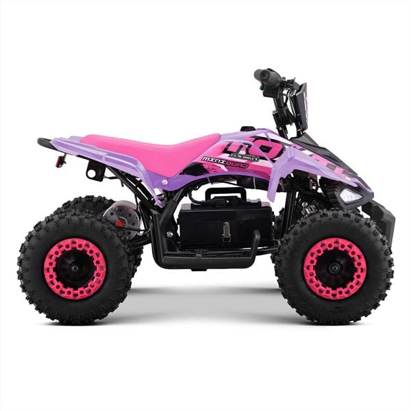 FunBikes Toxic 800w Black/Pink Kids Electric Mini Quad Bike V4