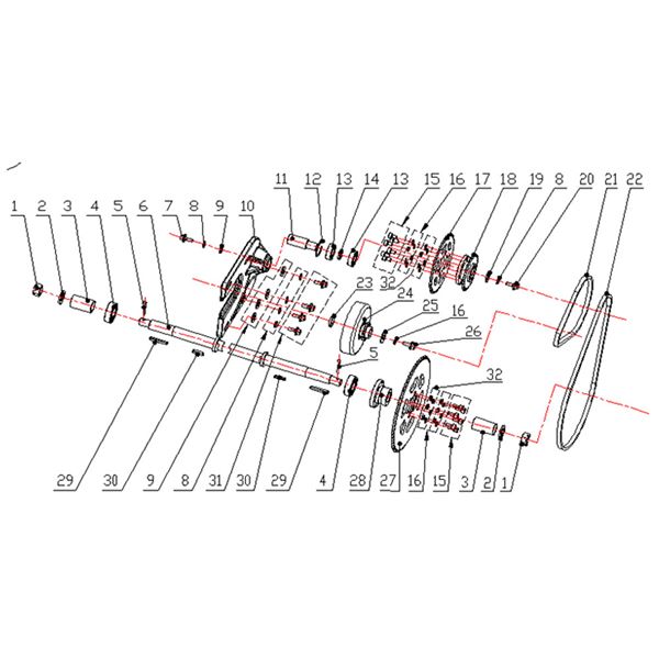 Funbikes 79cc FunKart Clutch Drive To Sprocket 40T