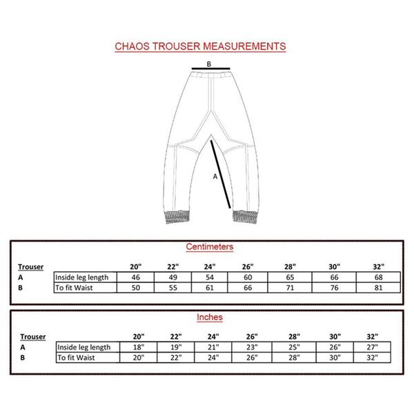 Chaos Kids Off Road Motocross Trouser Red
