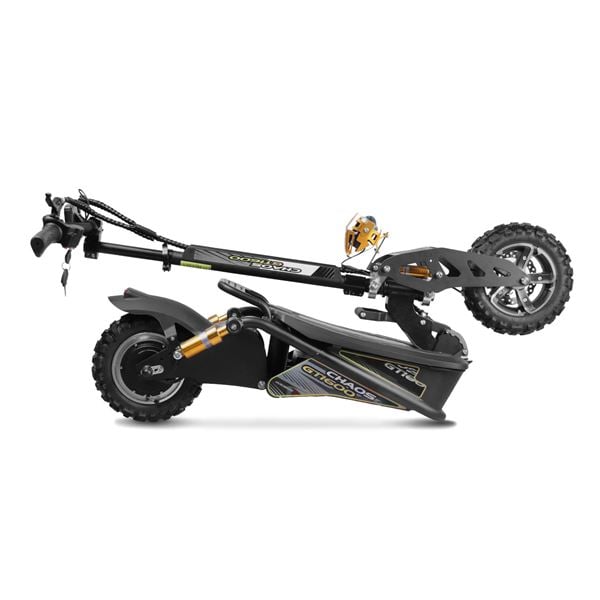 Chaos GT1600 Sport 48v 15.6ah Li Hub Drive Black Off Road Electric Scooter