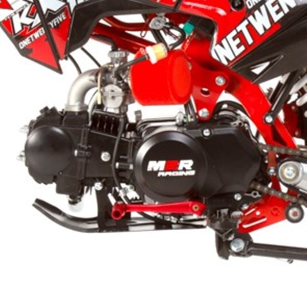 M2R Racing KXF125 120cc 14/12 76cm Black Red Pit Bike