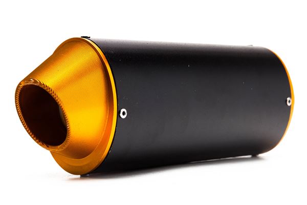 Pit Bike Gold CNC End Can 38mm Silencer