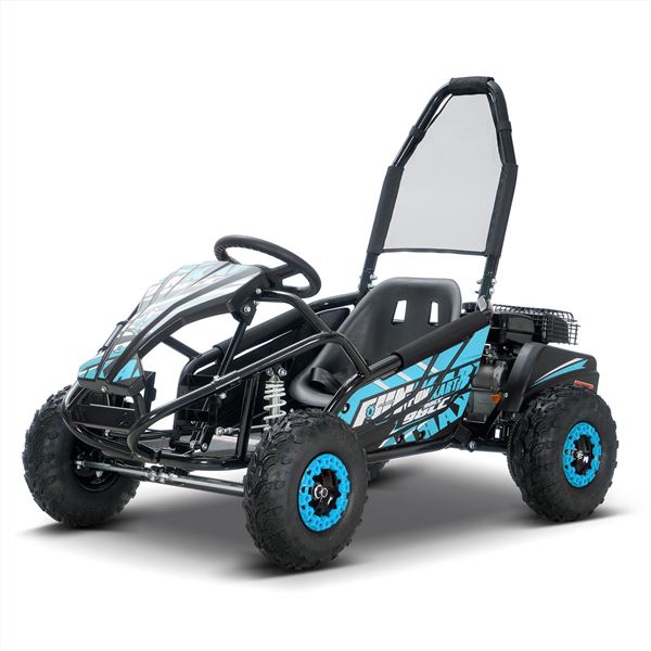 FunBikes Funkart Pro 98cc Blue Kids Petrol Go Kart