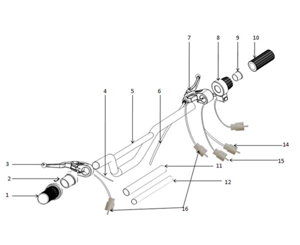 FunBikes Electric MXR Dirt Bike Throttle Grip