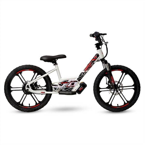 Amped A20 300w 36v 5.0ah Li White Kids Electric Balance Bike