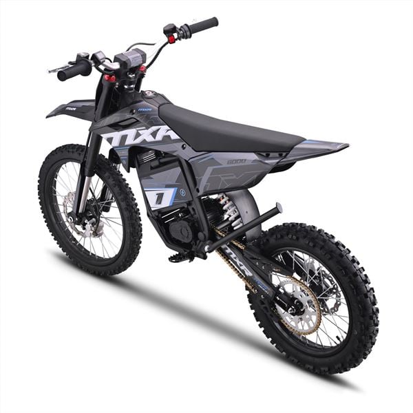 FunBikes MXR 6000 (8000w PP) 72v 35ah Li 19/16 Black Electric Dirt Bike