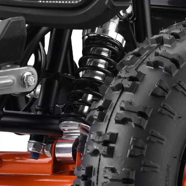 FunBikes Toxic 1000w Orange Kids Mini Electric Quad Bike
