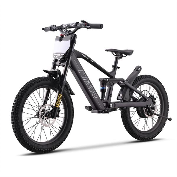 FunBikes MXR Freestyle 20" 750w 36v Li 20/20 Black Electric MX Bike