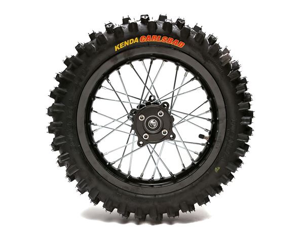 Pit Bike Black CNC Wheels Kenda Tyres SDG Hub 14" 12"