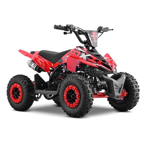 FunBikes Toxic 50cc Red Kids Petrol Mini Quad Bike