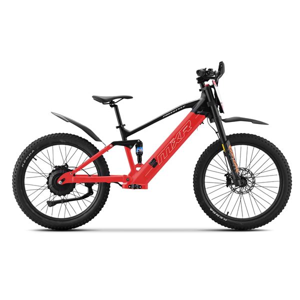 MXR Freestyle 24" 1500w 48v Li 24/24 Red MX Electric Balance Bike