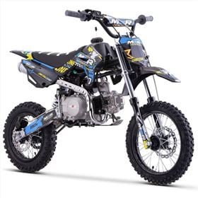 M2R KX110F Pit Bike Blue Sticker Set 2024+