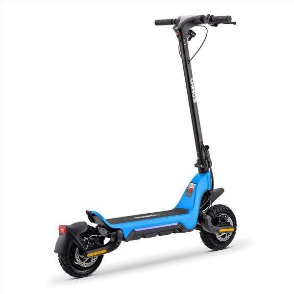 Chaos X5 1200w 48v 15ah Li Twin Motor Blue Electric Scooter (IP54)