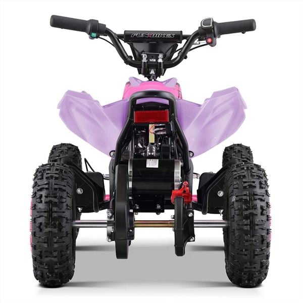 FunBikes Toxic 800w Black/Pink Kids Electric Mini Quad Bike V4