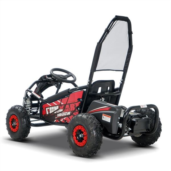 FunBikes Funkart Pro 1000w 48v 12ah SLA Red Kids Electric Go Kart