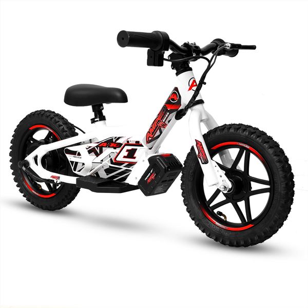Amped A10 150w 18v 5.2ah Li White Kids Electric Balance Bike